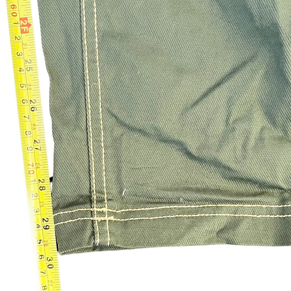 NWT UNISEX CHEFWEAR OLIVE Green Cotton Stretch Bib Overalls Sz XL - Picture 5 of 6